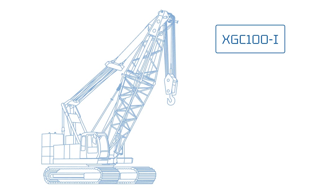 Гусеничный кран XCMG XGC100-I